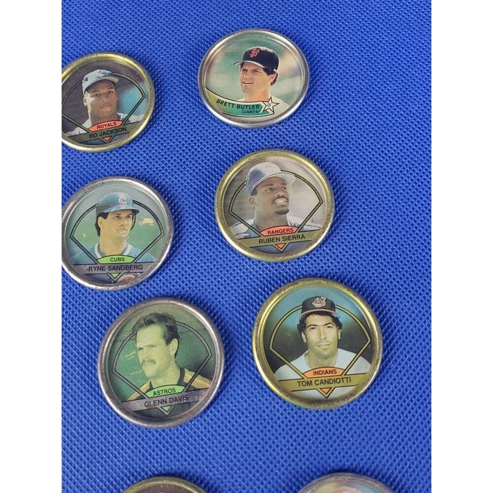45 Topps COINS GRIFFEY Boggs Sandberg BO JACKSON Ripken Ozzie Yount